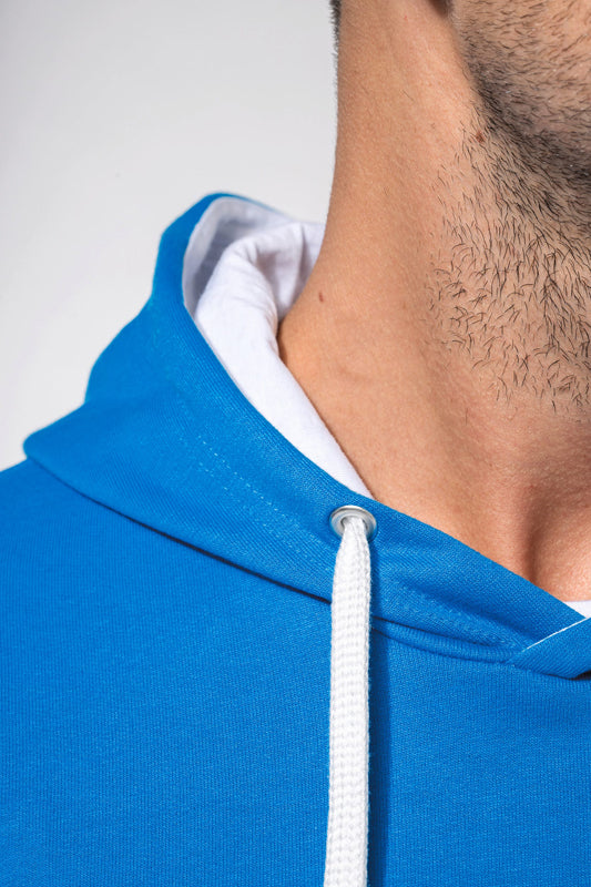 Sweat Capuche Contrastée Homme
