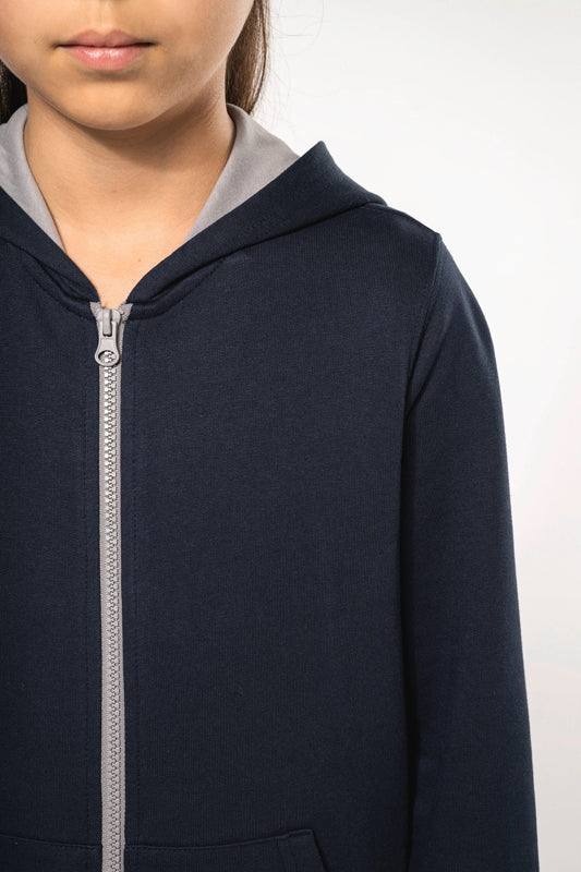 Sweat à capuche zippé enfant
