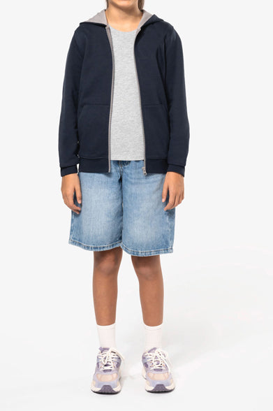 Sweat à capuche zippé enfant
