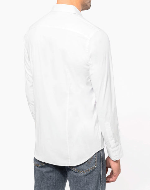 Chemise Stretch Homme Manches Longues
