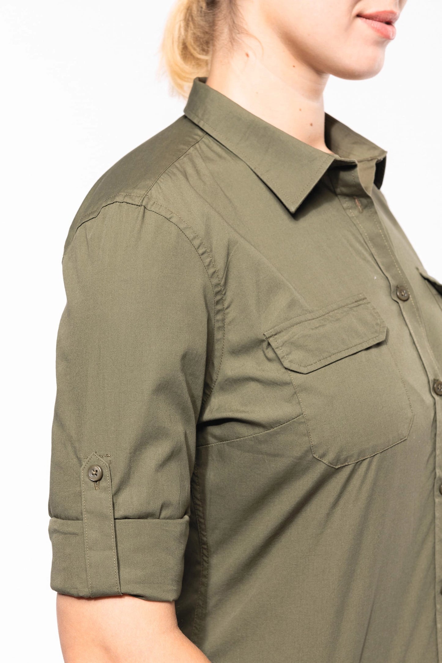 Langärmliges Safarihemd für Damen