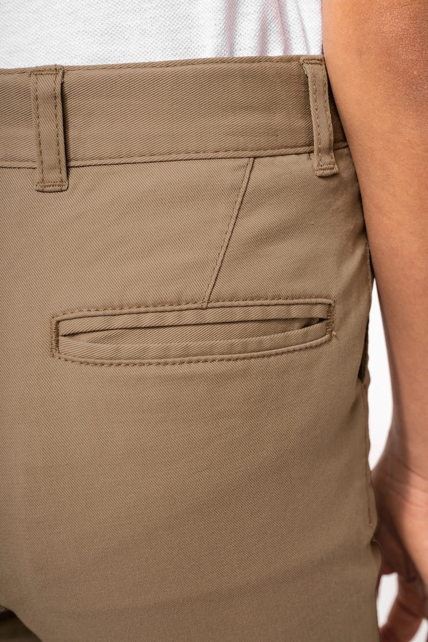 Bermuda Chino Fille Stretch