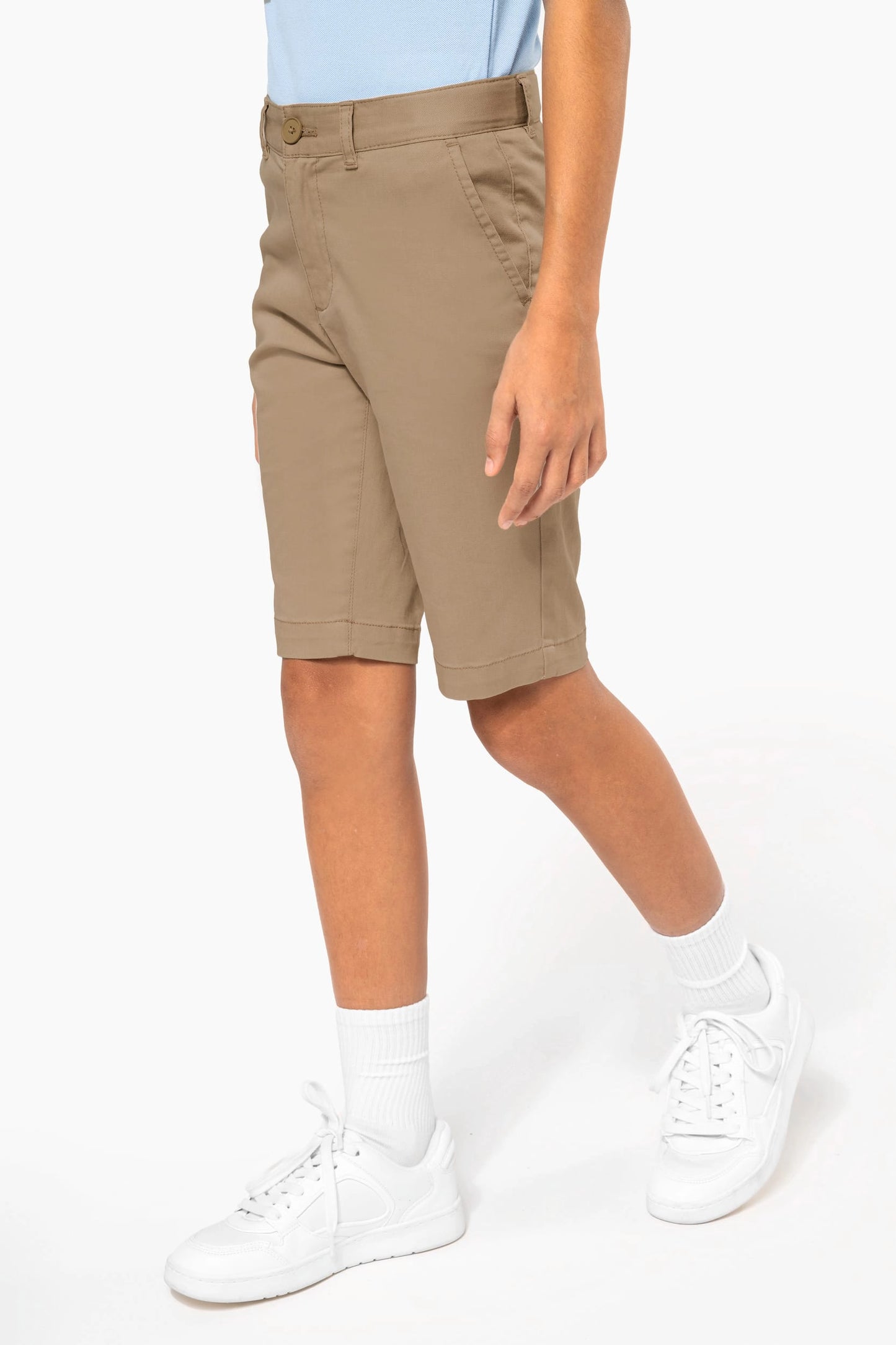 Bermuda Chino Fille Stretch