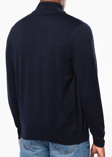 Cardigan Zippé Homme Maille Fine