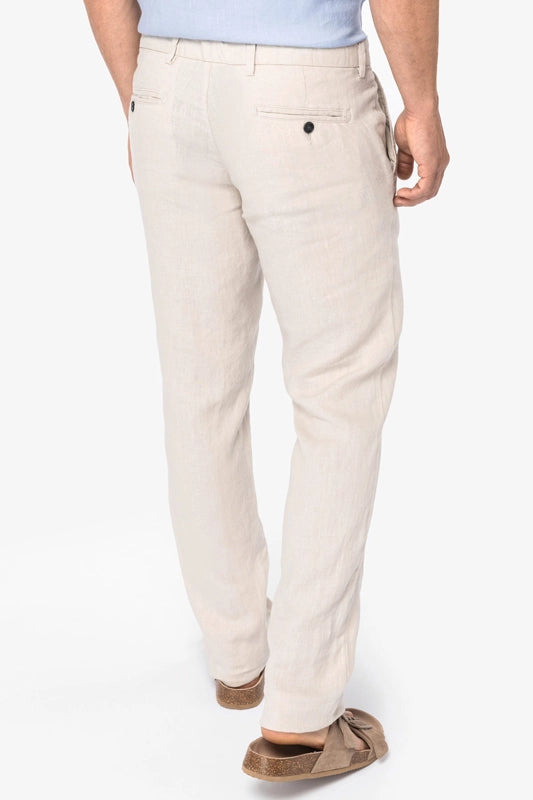 Pantalon en lin homme