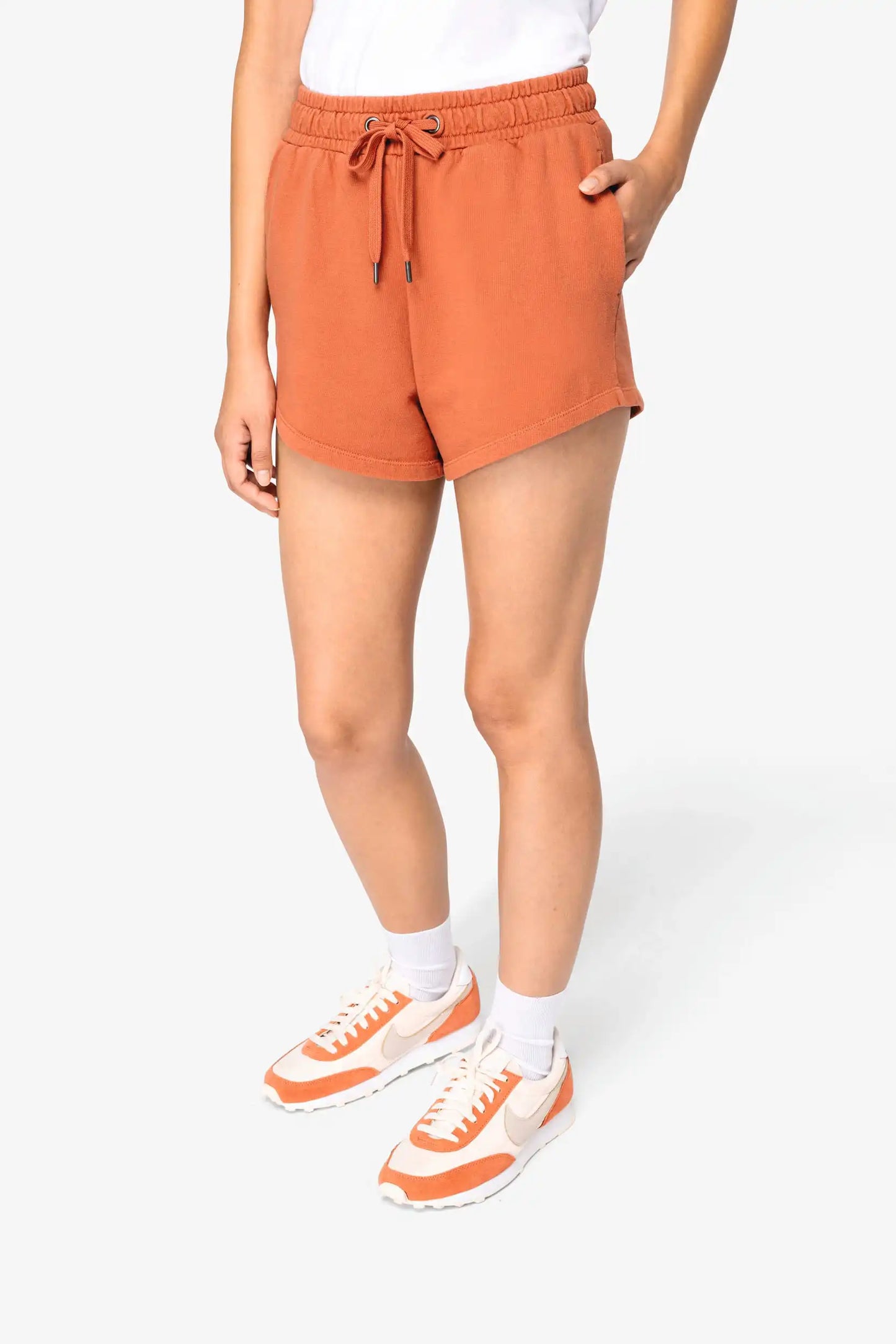 Short French Terry bio pour femme