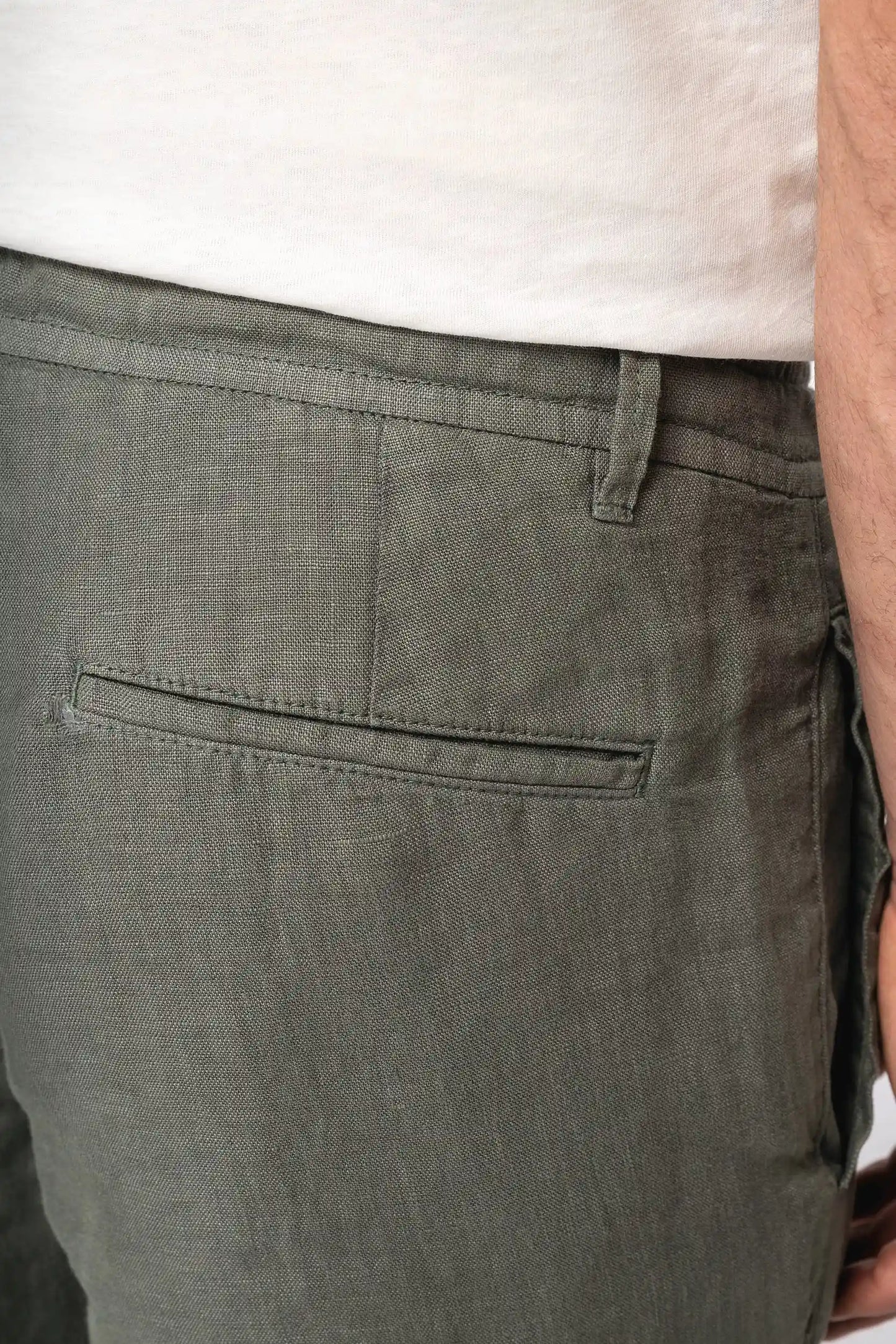 Pantalon Lin Bio Homme Délavé