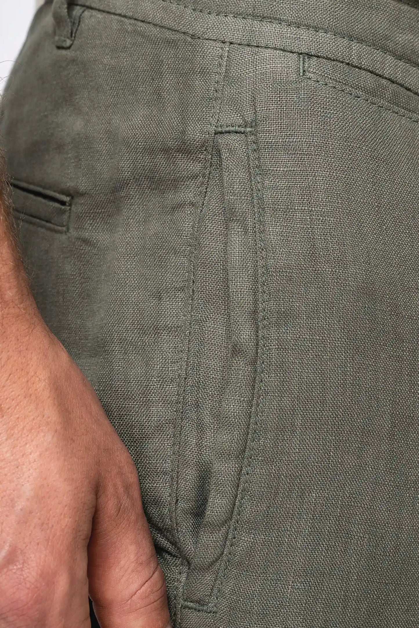 Pantalon Lin Bio Homme Délavé