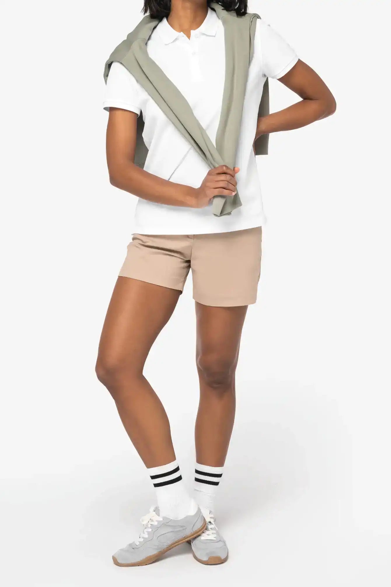 Bermuda Chino Femme Écoresponsable