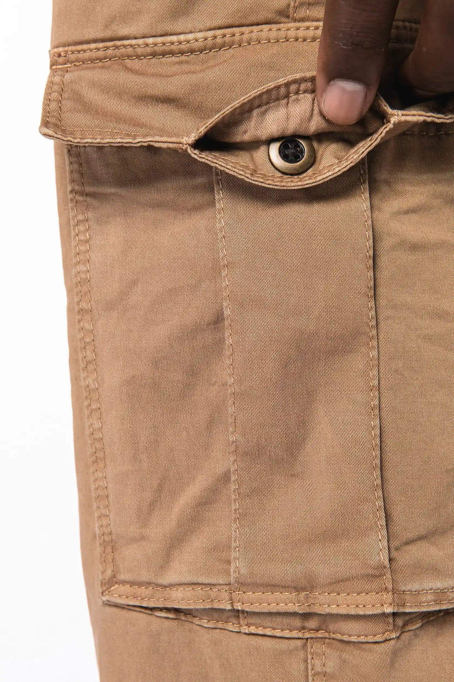 Pantalon Cargo Bio Délavé Homme