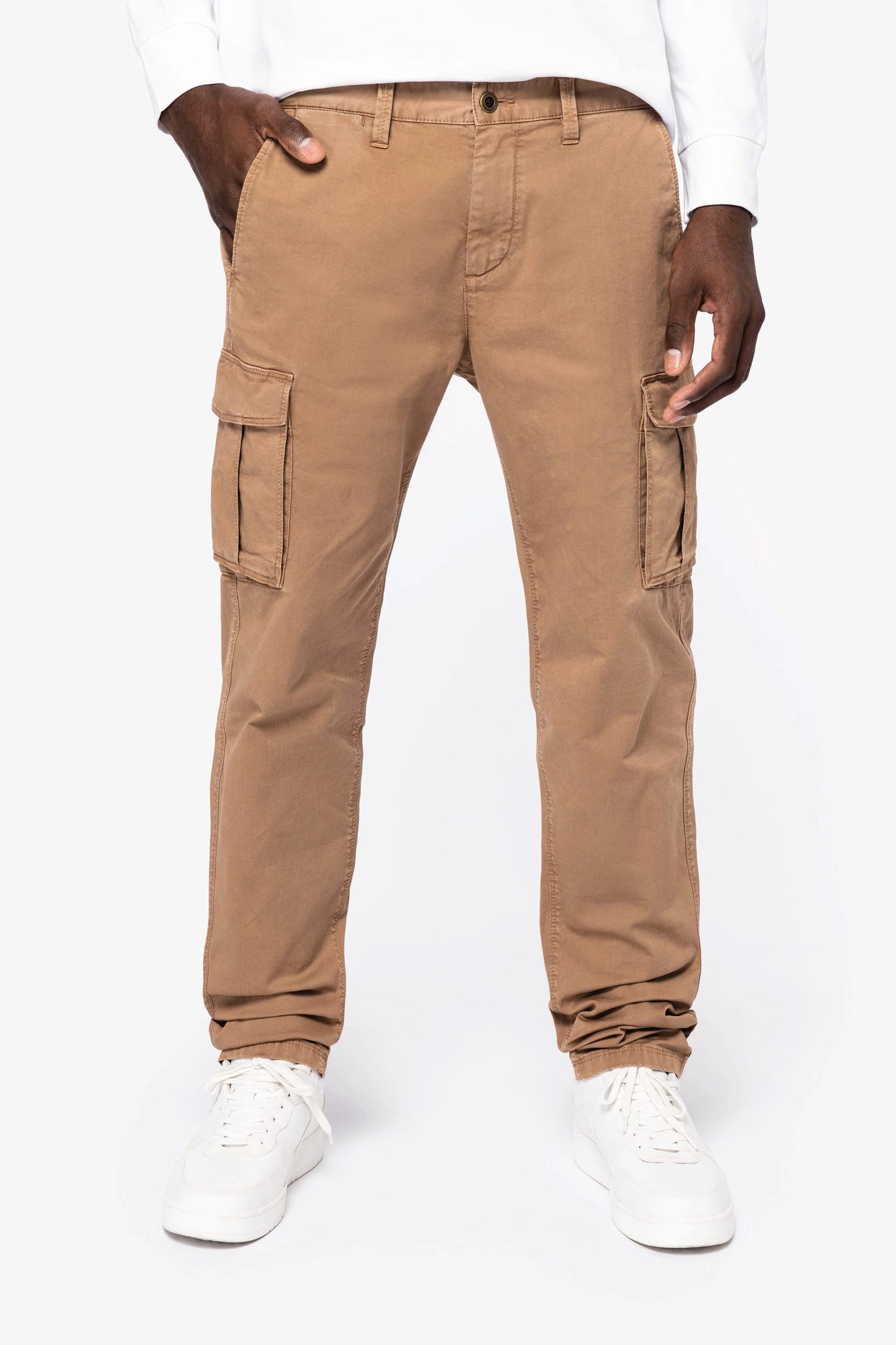 Pantalon Cargo Bio Délavé Homme
