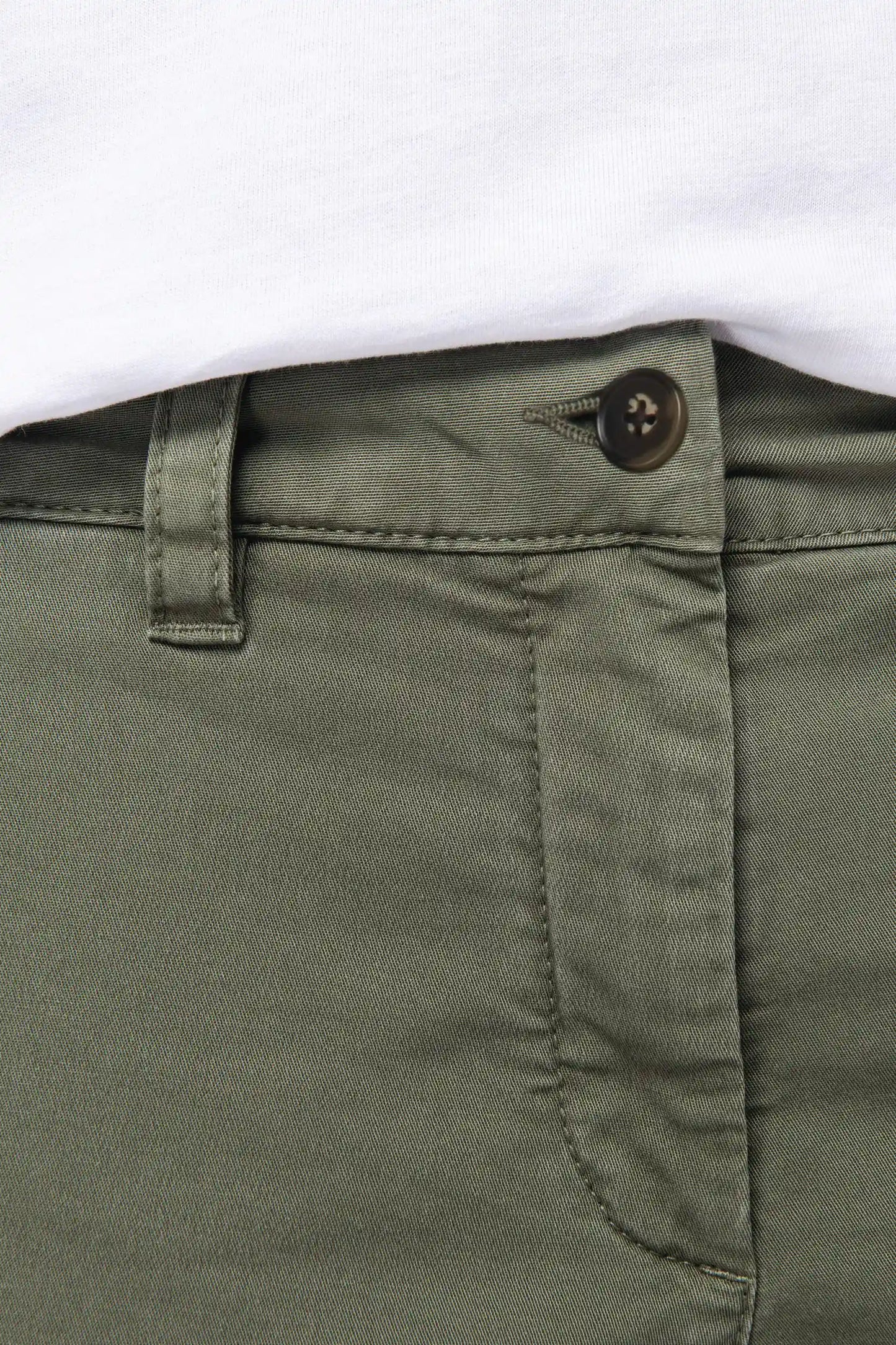 Pantalon Cargo Bio Délavé Femme