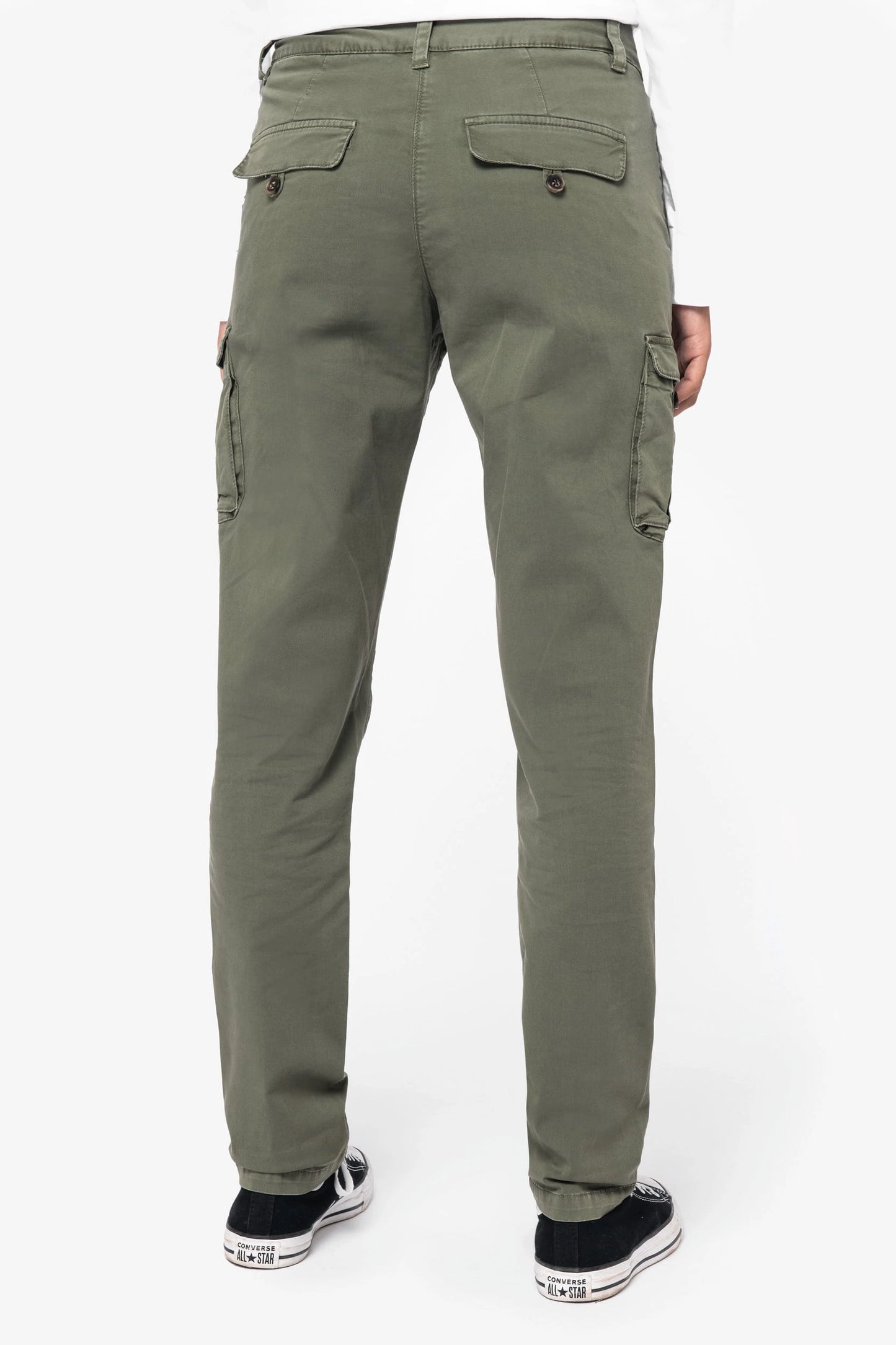 Pantalon Cargo Bio Délavé Femme