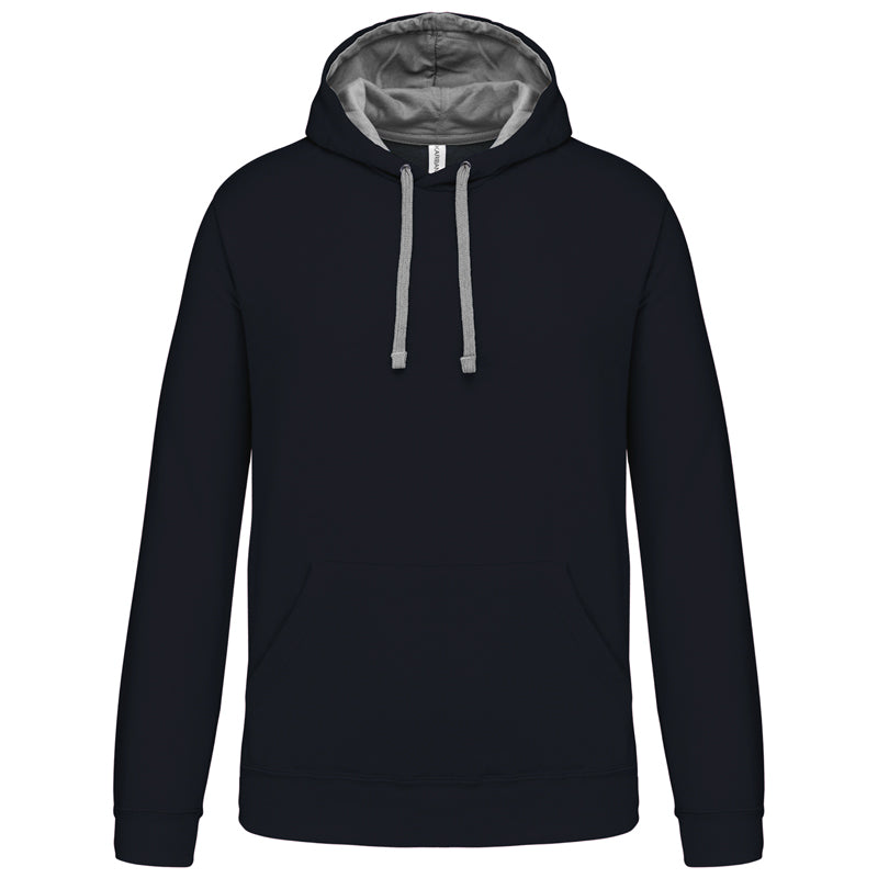 Sweat Capuche Contrastée Homme