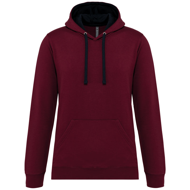 Sweat Capuche Contrastée Homme