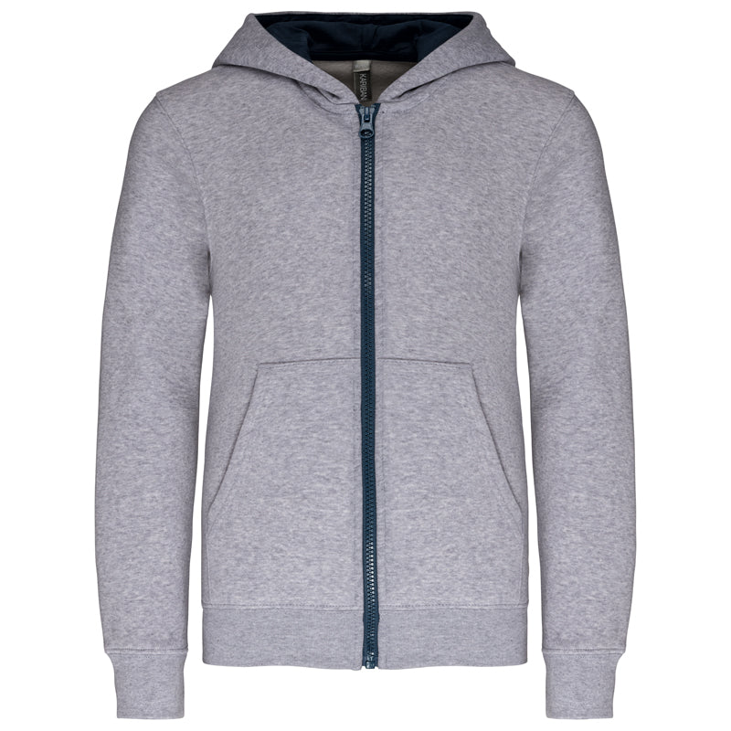 Sweat à capuche zippé enfant