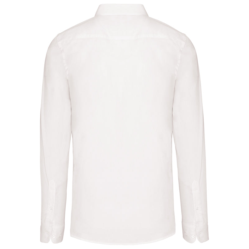 Chemise Popeline Manches Longues Homme