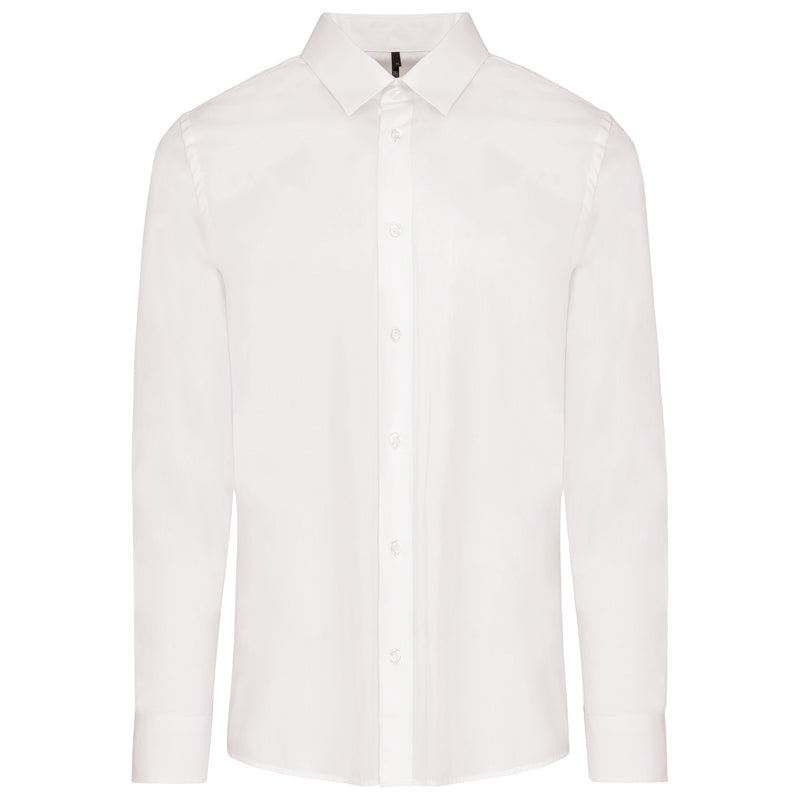 Chemise Popeline Manches Longues Homme