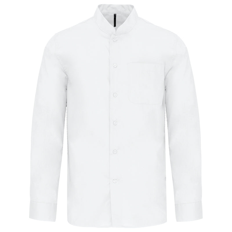 Chemise Col Mao Popeline Homme