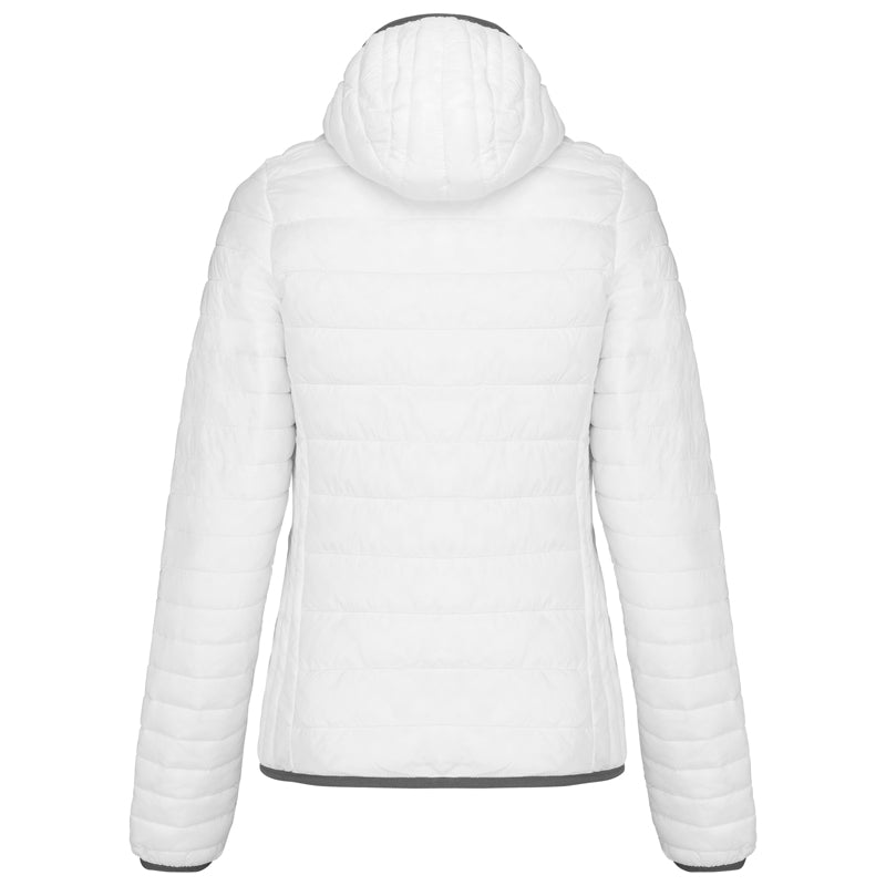 Doudoune Légère Capuche Femme