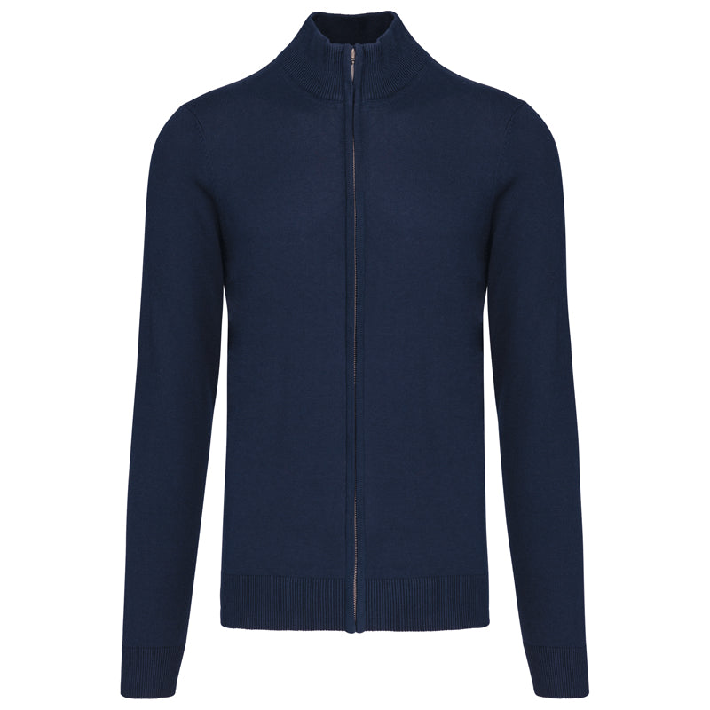 Cardigan Zippé Homme Maille Fine