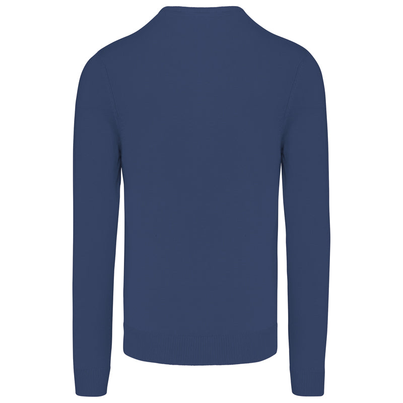 Pull Col V Homme Maille Fine