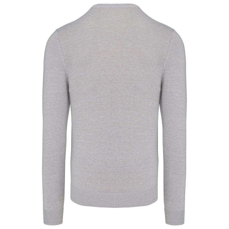 Pull Col V Homme Maille Fine