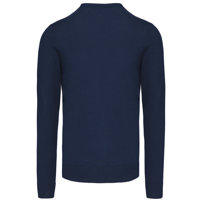 Pull Col V Homme Maille Fine