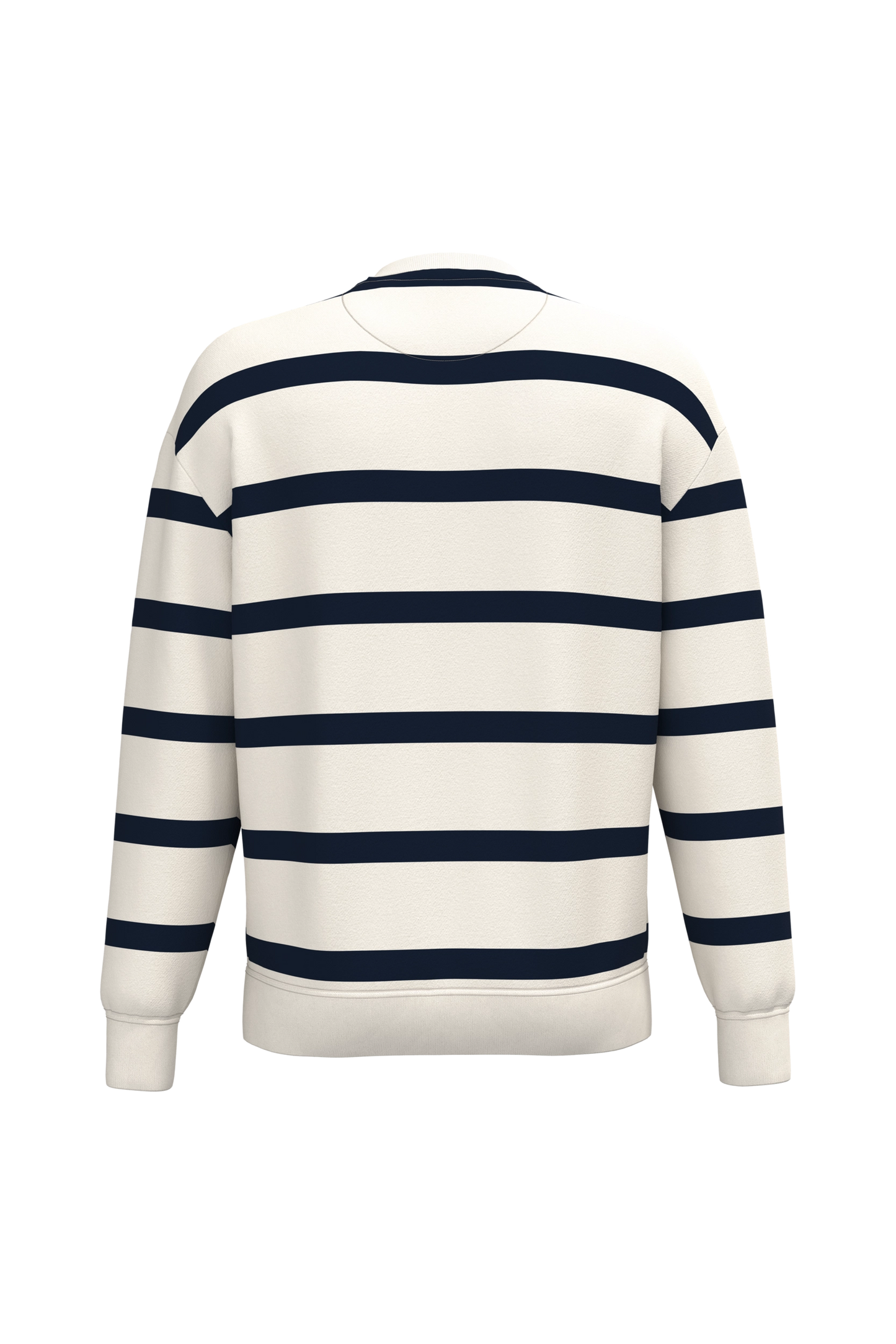 Unisex Breton-Streifen-Sweatshirt
