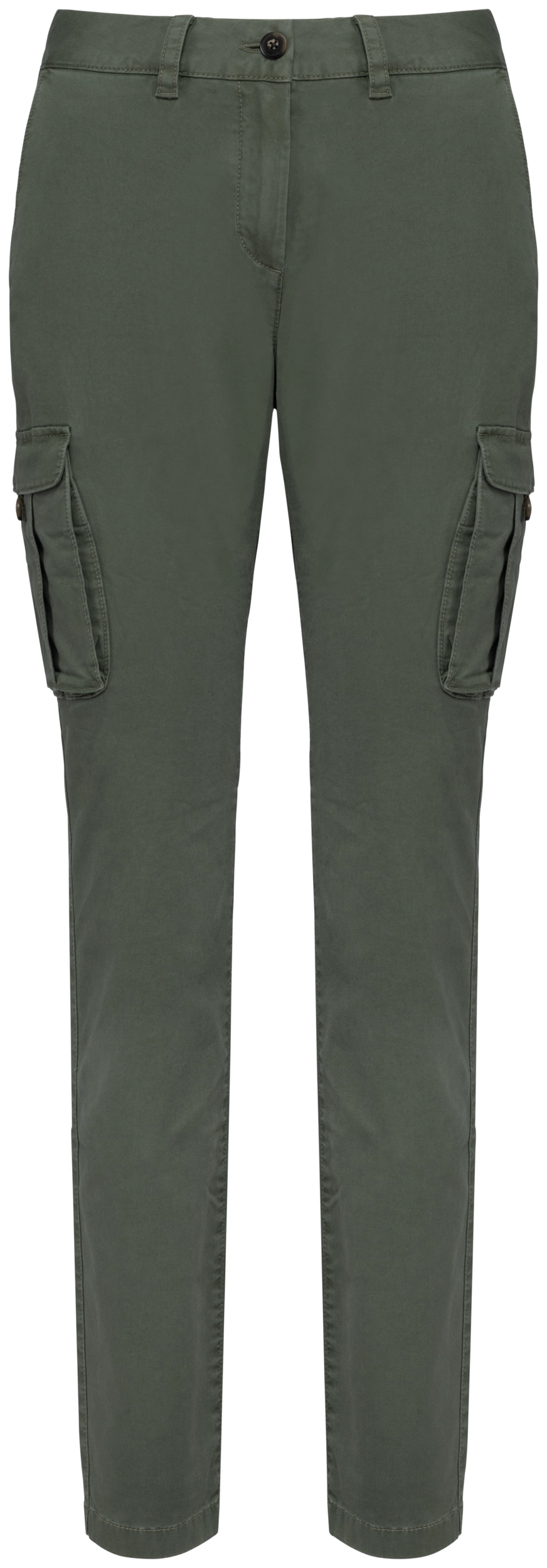 Pantalon Cargo Bio Délavé Femme