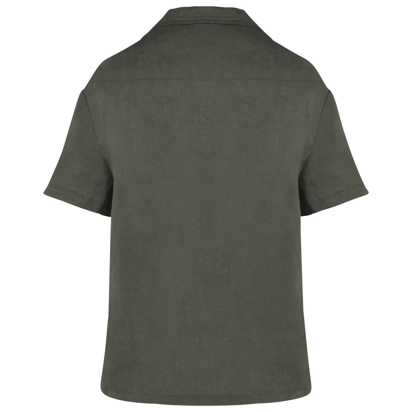 Chemise Lin Femme Col Bowling