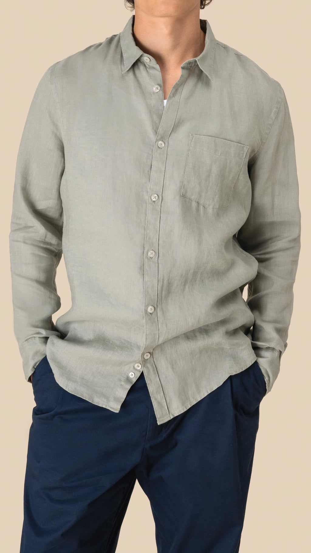 Men's linen shirt