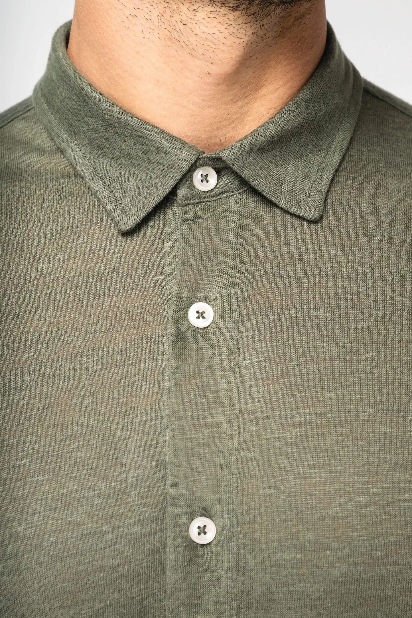 Chemise Lin Homme Manches Courtes