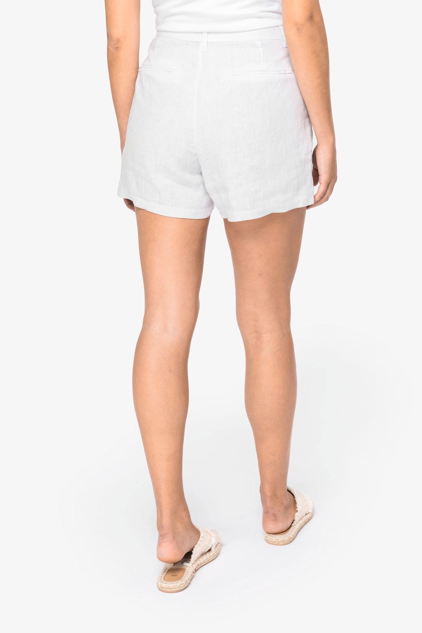Short en lin femme