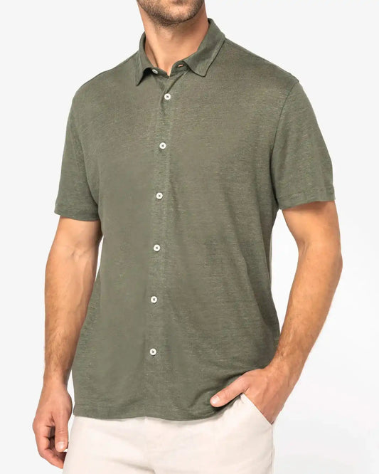 La Chemise en Lin à Manches Courtes : L'Essentiel Élégant et Confortable de Votre Été