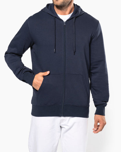Sweat à Capuche Zippé Bio Homme