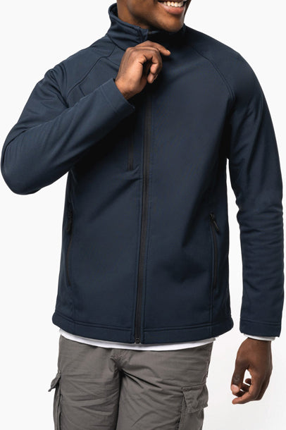 Umweltfreundliche 3-Lagen-Softshelljacke