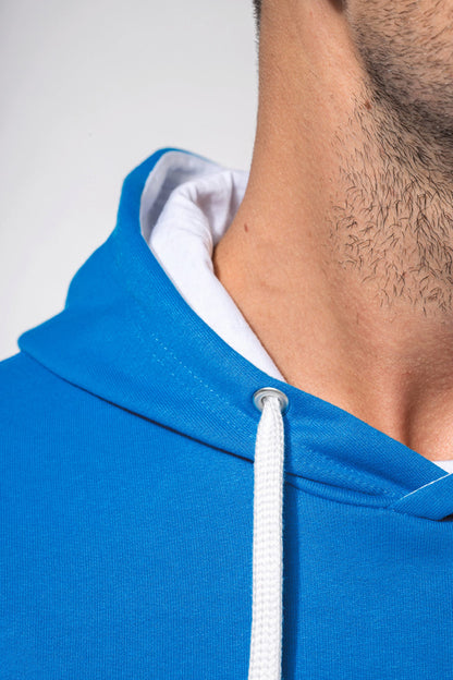 Men's Contrasting Hooded Sweatshirt