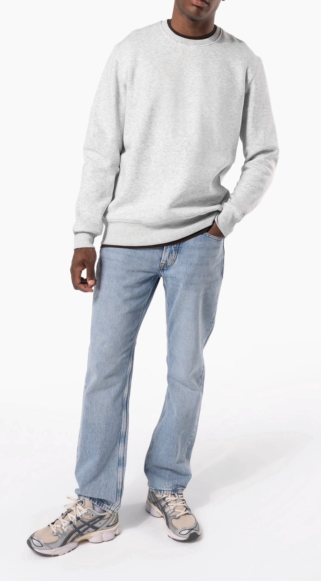 Men's round neck sweatshirt