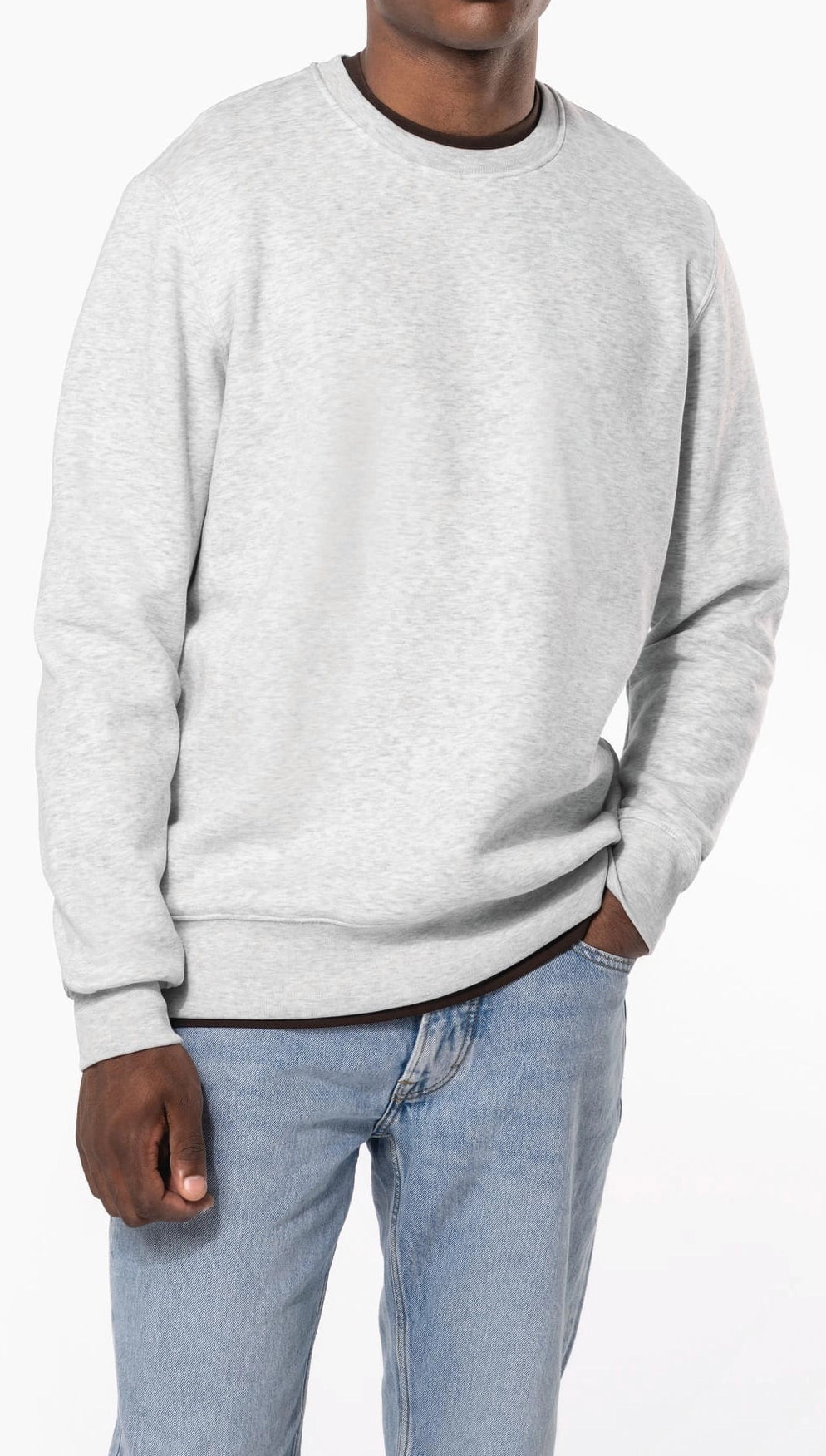 Men's round neck sweatshirt