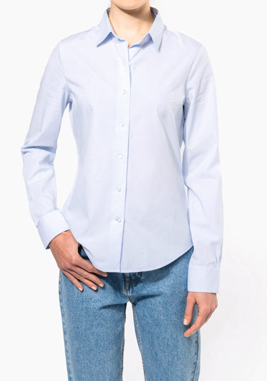 Chemise Popeline Easy Care Femme