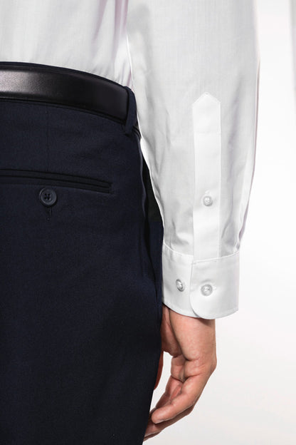 Chemise Col Mao Popeline Homme