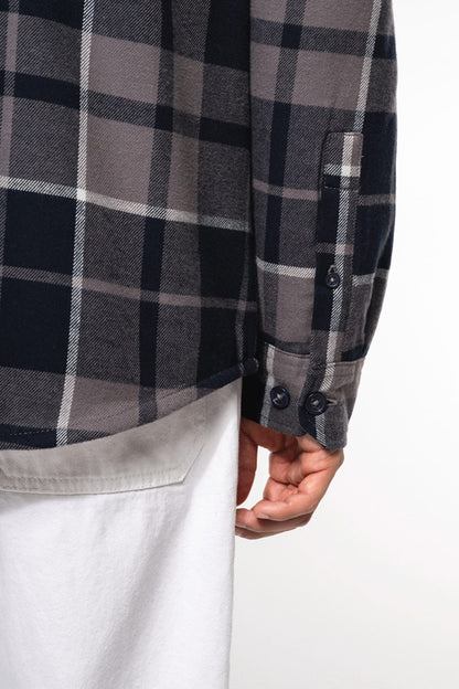 Men's Sherpa Lined Plaid Overshirt