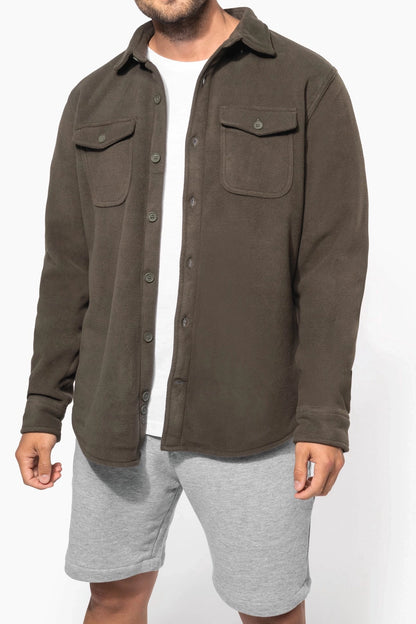Surchemise Polaire Doublée Sherpa Homme