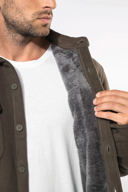 Surchemise Polaire Doublée Sherpa Homme