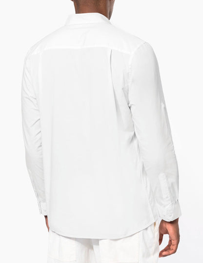 Men's Safari Shirt Aged Poplin