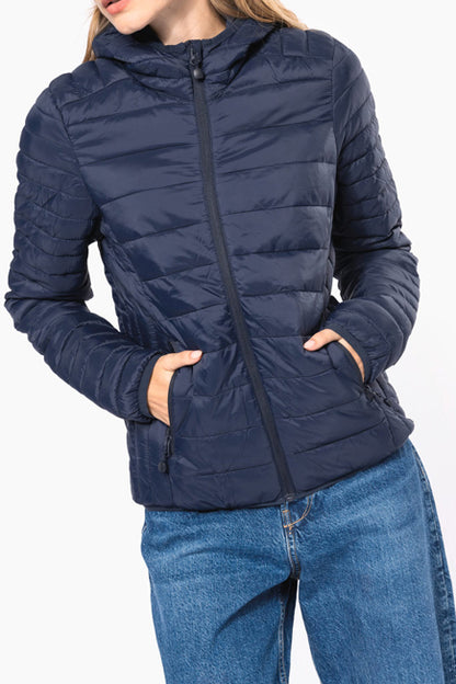 Leichte Daunenjacke mit Kapuze für Damen