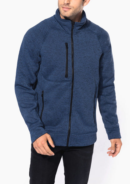 Veste Zippée Chinée Homme