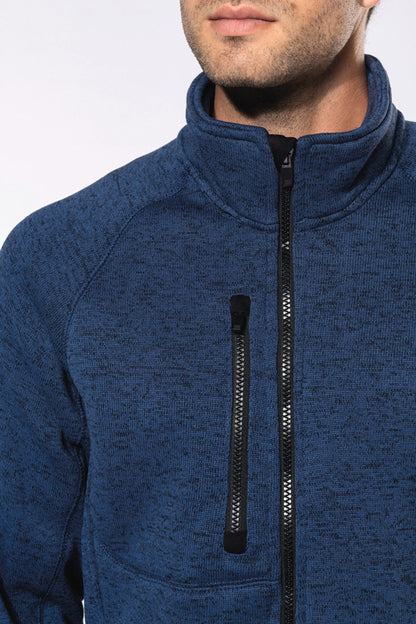 Veste Zippée Chinée Homme