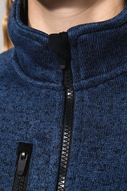 Women's Heathered Zip-Up Jacket